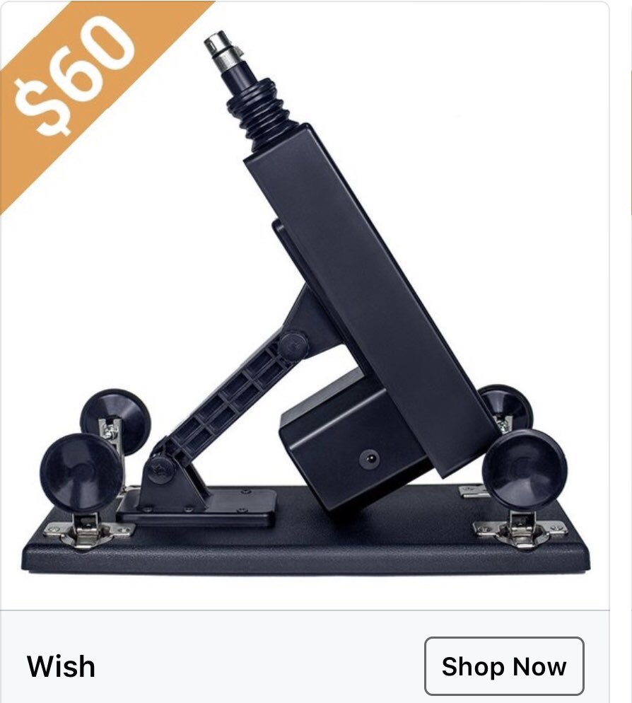 Dobton_'s tweet photo. Anyone else ever clicked something on Wish, thinking “that’s a weird looking power tool”, which then turns out to be a sex toy, and now your suggested products are a desolate wasteland of dildos and flashlights? Just me? Damn... https://t.co/xvGJM4wAcv
