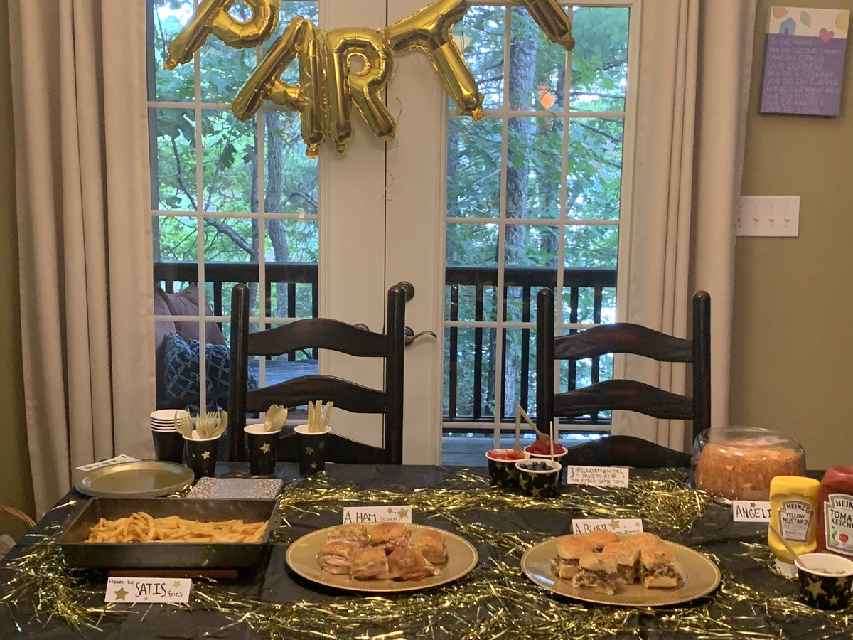 TeresaSCarpen's tweet photo. Thank you @carlycarpent &amp; associates! The love, planning &amp; execution of #HamiltonFilm party! Success! #Hamilton #hamiltonmovie #grateful #thebest #Satisfied https://t.co/rv4siSB9GJ