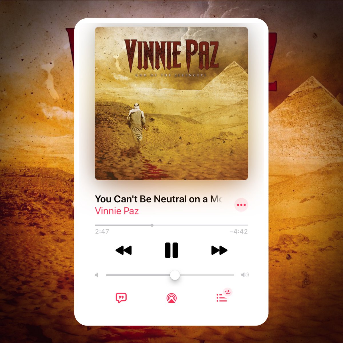 beneathdirt's tweet image. On days like today, it’s important to listen to #VinniePaz and get educated.