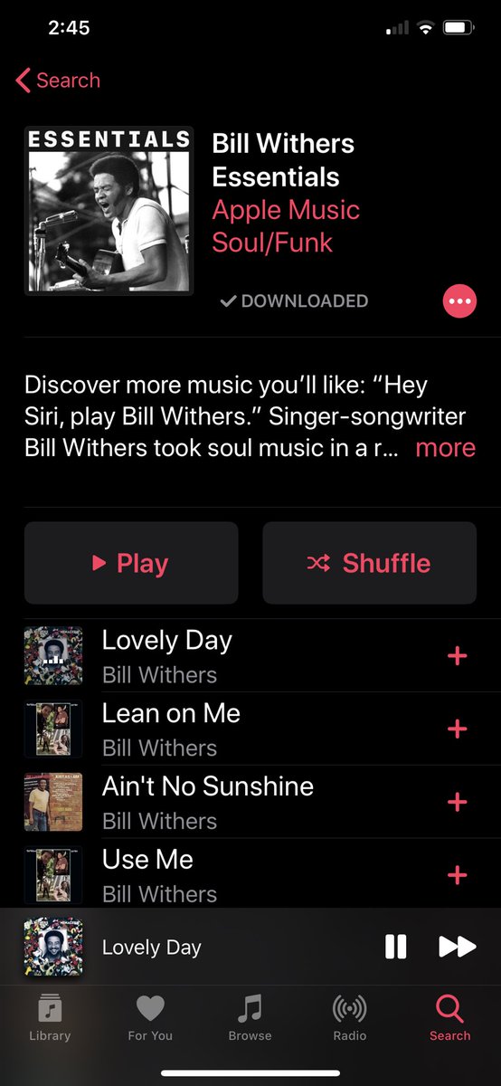 #NowPlaying #soundup #HappyBirthdayBillWithers 🙏🏽🎇 🎶 Which is YOUR go to Bill jam?? #4thofJuly