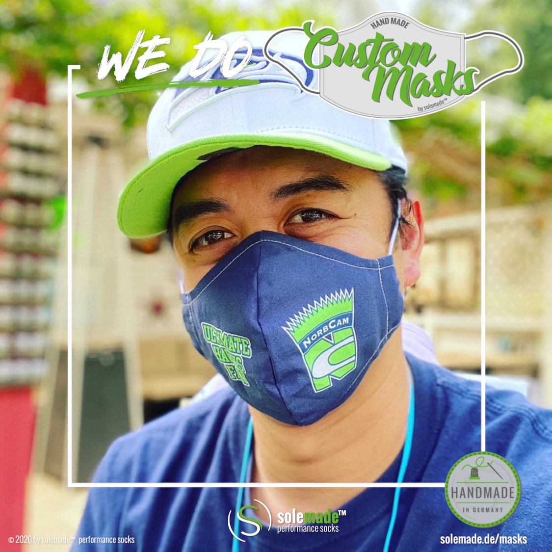 sole_made's tweet photo. #WEDOCUSTOM - Shoutout to NorbCam. He’s looking good with his own custom mask. Order your own ones now: https://t.co/lGAGj2Jea1
#FightTogether #CoronaVirus #Covid19 #NorbCam #GoHawks #StaySafe #ProtectEveryBreath https://t.co/GnQ3ivHlFz