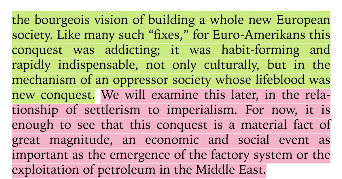 “never has euro-amerikan society completely supported itself. this is the decisive factor in the consciousness of all classes and strata of white society from 1600 to now.”