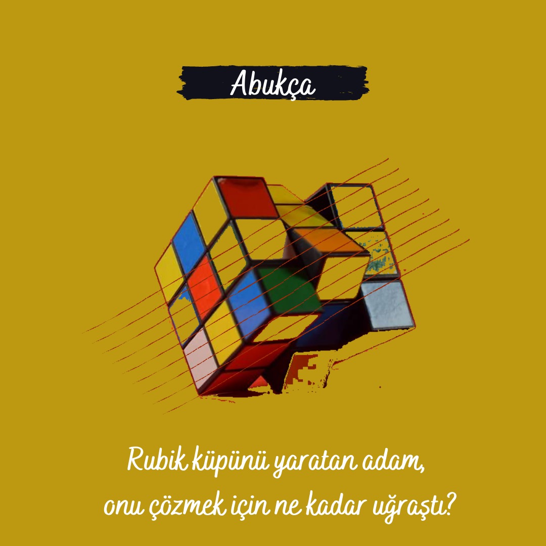 abukcaa's tweet photo. Rubik küpünün yaratıcısı Erno Rubik, küpü oluşturduktan sonra ç��zmek için yaklaşık bir ay uğraştı. Haziran 2020 itibarıyla dünya rekoru 4.22 saniyedir.

#rubikküp #ernorubik #zorişler #dünyarekoru #abukca #abuksabukseyler https://t.co/CK8N02YKx6