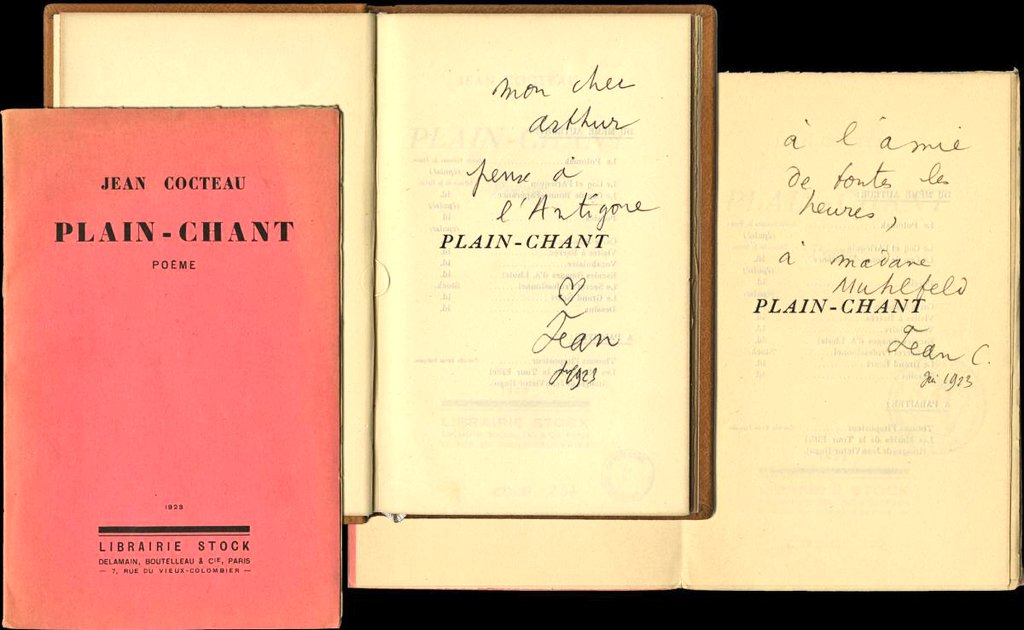 A partir de 1921 comenzó un período muy fecundo:_Les Mariés del tour Eiffel_ (1923), _Antigone_ y _Oedipus Rex_ (1928) en teatro; _Plain-Chant_ (1923), _Thomas l'imposteur_ (1923) y _Le Grand Écart_ (1923), en poesía y novela.La muerte de Radiguet lo sumió en la depresión y