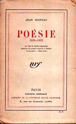 le hizo refugiarse en el opio y el catolicismo.En 1924 reunió y publicó una compilación de sus versos bajo el título _ Poésie _ (1916-1923), y al año siguiente escribió _Orphée_ y algunos poemas de Ópera.En 1926, compuso para Stravinsky el texto de _Oedipus Rex_ y publicó