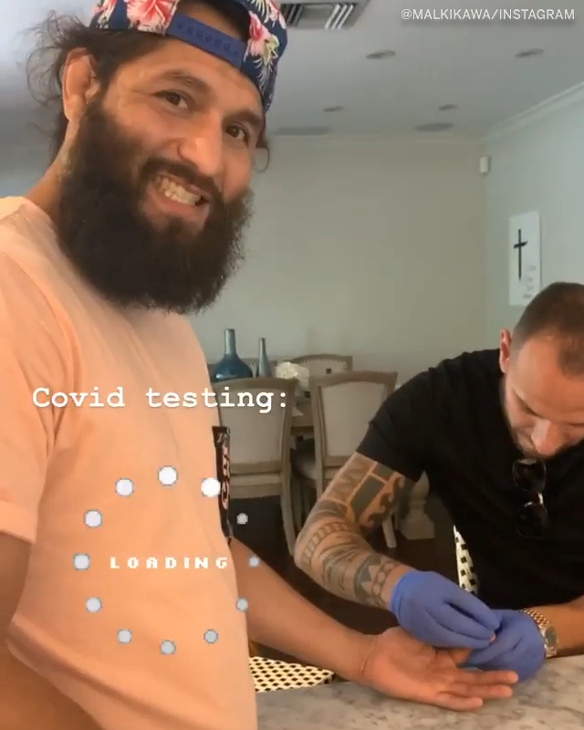 Jorge Masvidal is getting tested for COVID-19 🤔

(via <a href="/malkikawa/">malki kawa</a>)