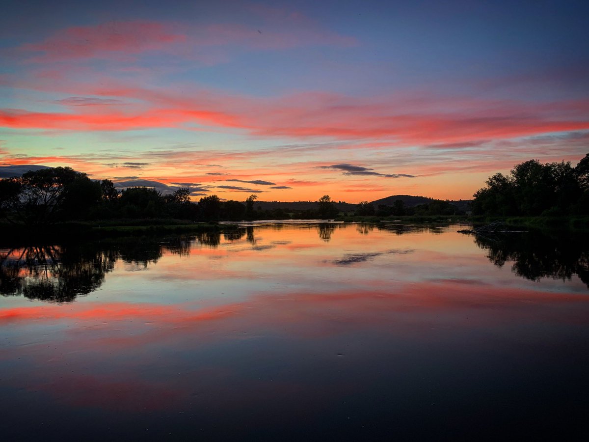 A Stirling sunset from last night. My entry for this week’s #ballsphotos