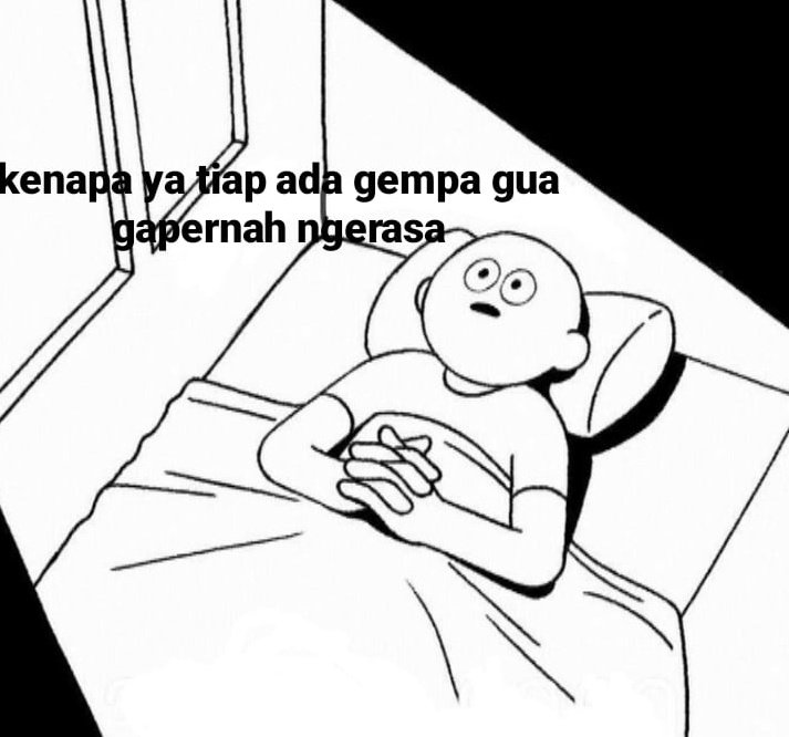 Antok_swm's tweet image. overthinking sampe ga keroso #gempa