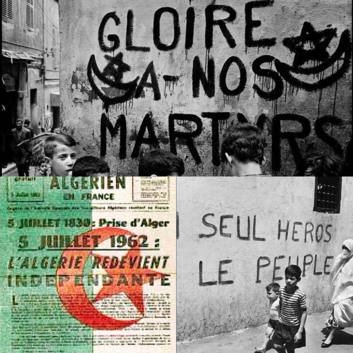 _Imazighen_'s tweet photo. Le 5 juillet 1962, l’Algérie fêtait son indépendance 🇩🇿 

Énorme pensée à tout les martyrs qui se sont sacrifiés pour libérer le pays, les Algériens n'oublieront jamais . #5juillet1962 https://t.co/E9w8AwE00A