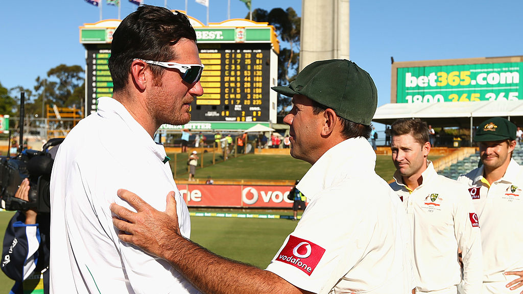 Test cricket's two most successful captains in one frame 🤩