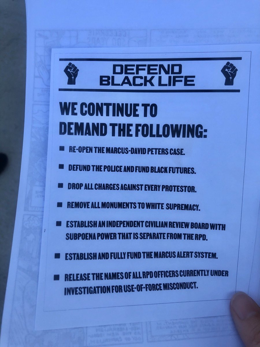 At the Market at 25th for the  #FreethePeople celebration. Listed below are the demands set by organizers, which haven’t changed since protests started over a month ago. On June 23,  @GovernorVA said they weren’t clear