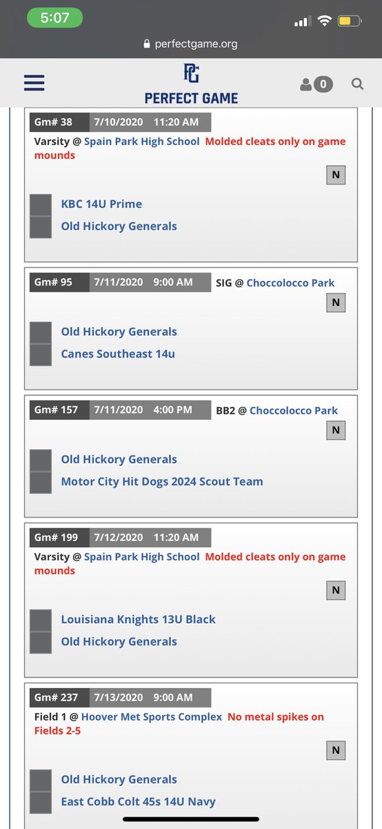 OHG2024's tweet photo. Schedule is out for the WWBA 14U National Championship in Hoover, AL. Biggest tournament in the country for 14u players. Let’s go put these boys on the map. 
Go Generals! @PerfectGameUSA @PG_Tourney https://t.co/byRcSai4RW