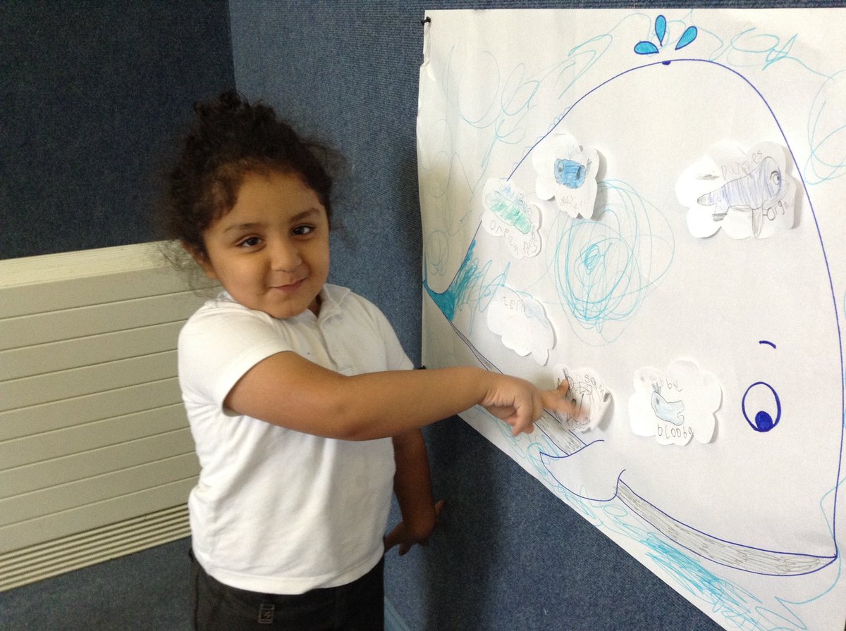 MBrookprimary's tweet photo. Reception Oak bubble have had a fun week of learning about Whales ๐ณ A focus on the story, the Snail and the Whale, made fact sheets about whales and creates their very own whales too #SnailandtheWhale #bookbasedlearning #EYFS #learningmatters #MBstars https://t.co/CxrYD0byK1