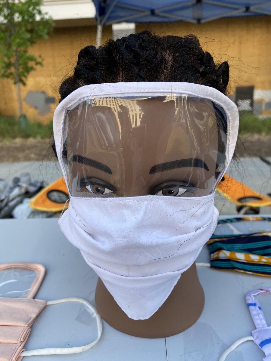 KevinLewisNomad's tweet photo. This Prince George’s County couple is selling face masks with flip-up eyeshields.

Their tent is on Black Lives Matter Plaza, near I Street.

You can buy the masks for $14 each on the couple’s website. T-shirts are also available for purchase.

https://t.co/QTSeRyHDZh https://t.co/Xnr4UuMYIV