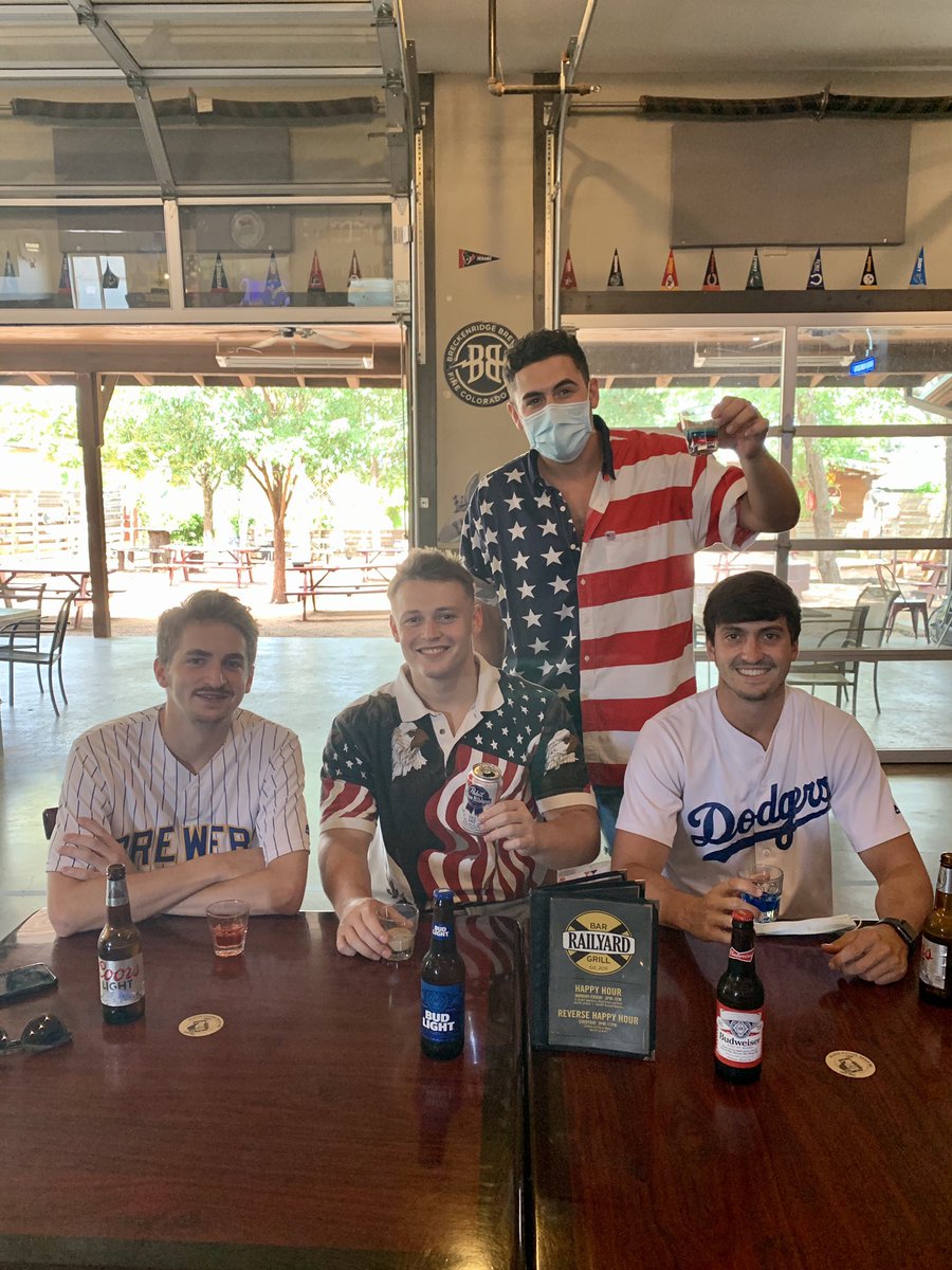 Stop by tonight for some red, white and booze!! $3 wells and $3 red, white and blue shots🤩🇺🇸