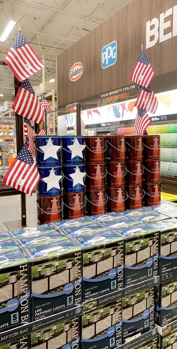 Happy 4th of July ! From your Lake Elsinore paint department #8988 @LisaFerence @GBlanchard0101 @TinaMar26143951