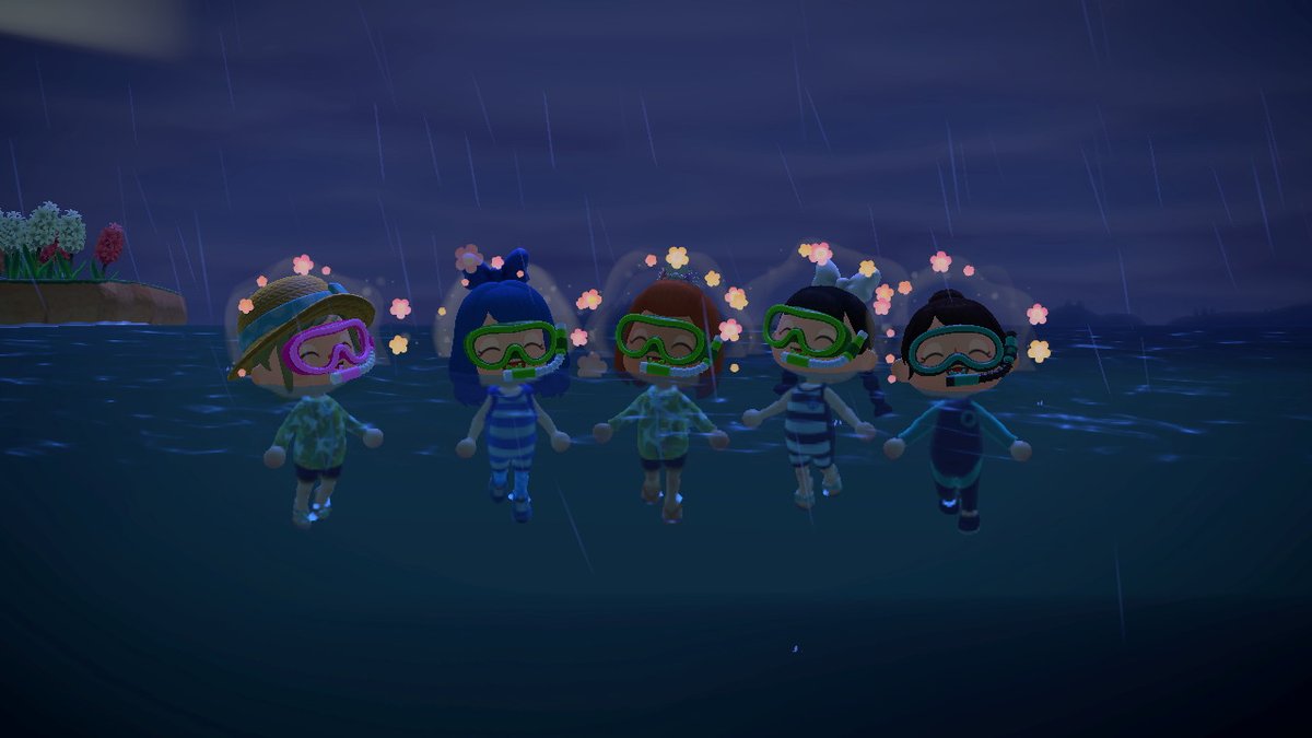 ACPhotoupload's tweet photo. swimmimg!! #AnimalCrossing #ACNH #NintendoSwitch https://t.co/Ofl12QxPyS