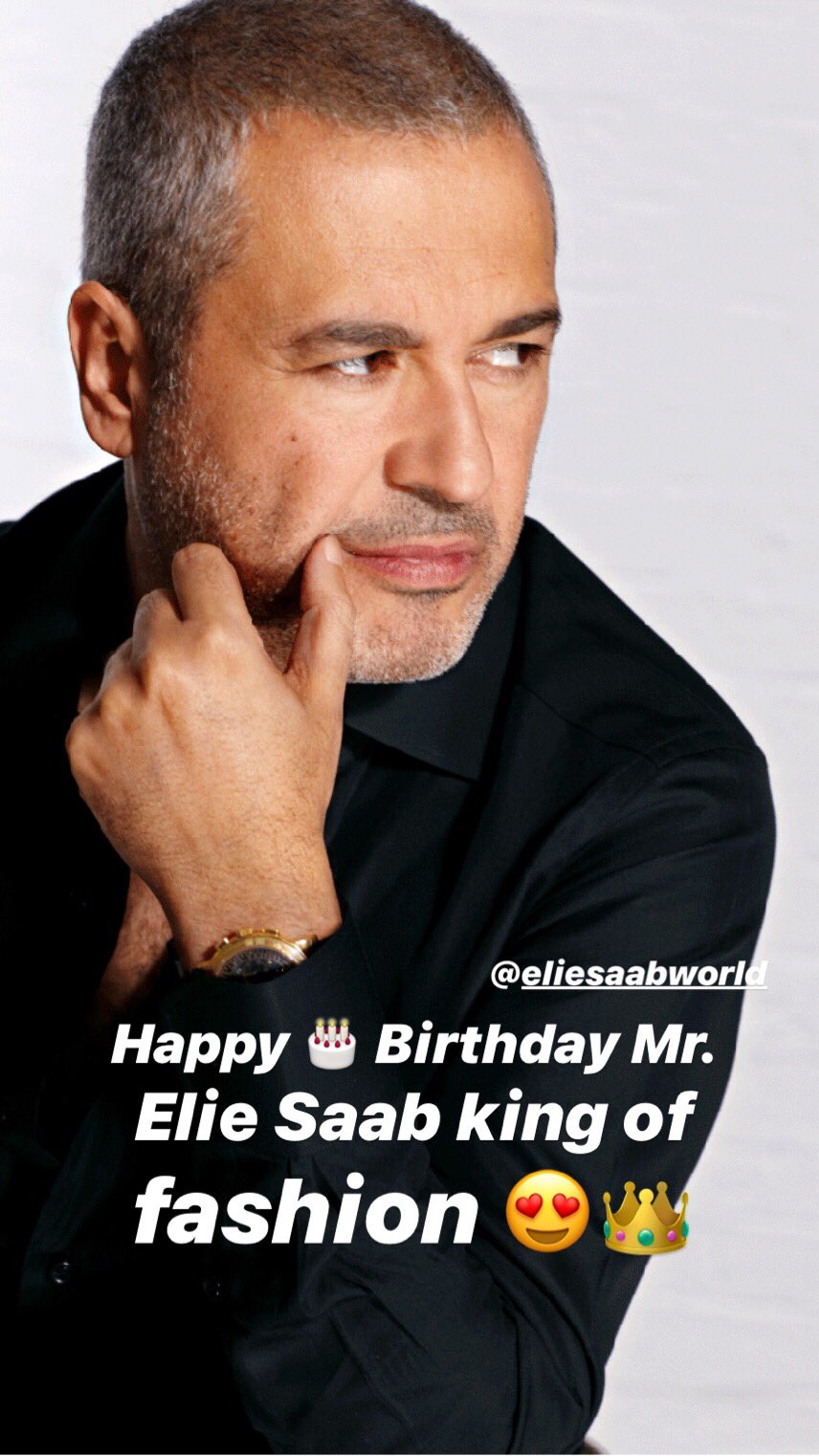  Happy birthday Elie Saab        