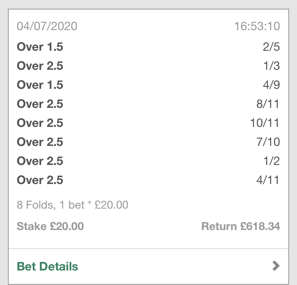 TipsOvers's tweet image. Good week so far.. roll on Sunday ✅ 🔥