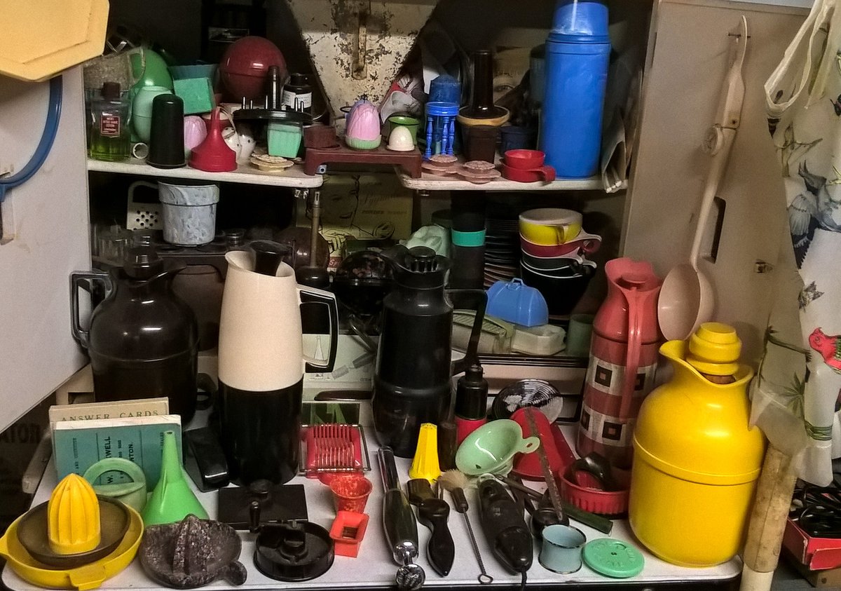 judy_rudoe's tweet photo. So lucky to have caught the #Bakelite Museum on its last day, 14 Sept 2018, an 18thC #Somerset watermill, every inch crammed, an Aladdin's cave of 20thC art for all, forced out by costs of fire safety, lost for now till it finds a new home #MuseumsUnlocked #LostMuseums https://t.co/lrZ3KOMoyY