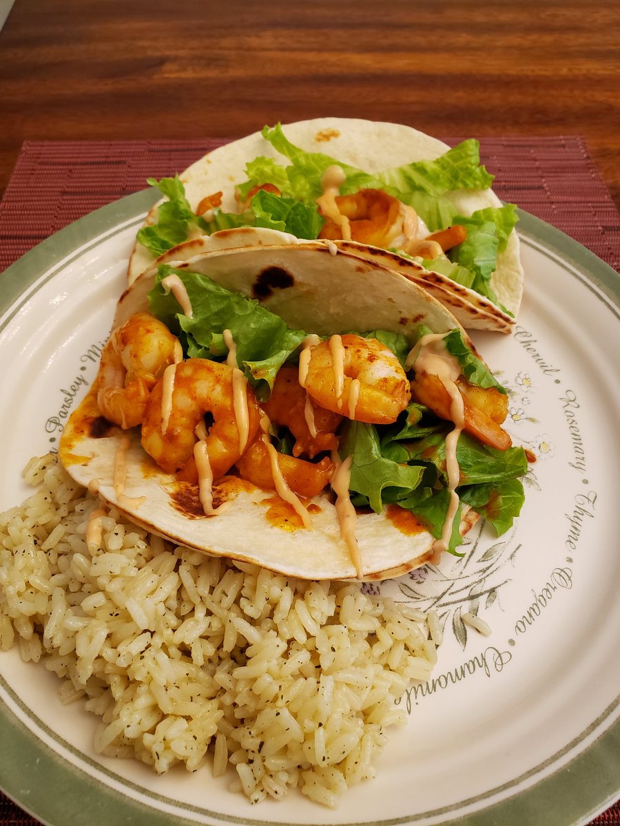 FireJoseph's tweet image. Shrimp Tacos for Independence Day
