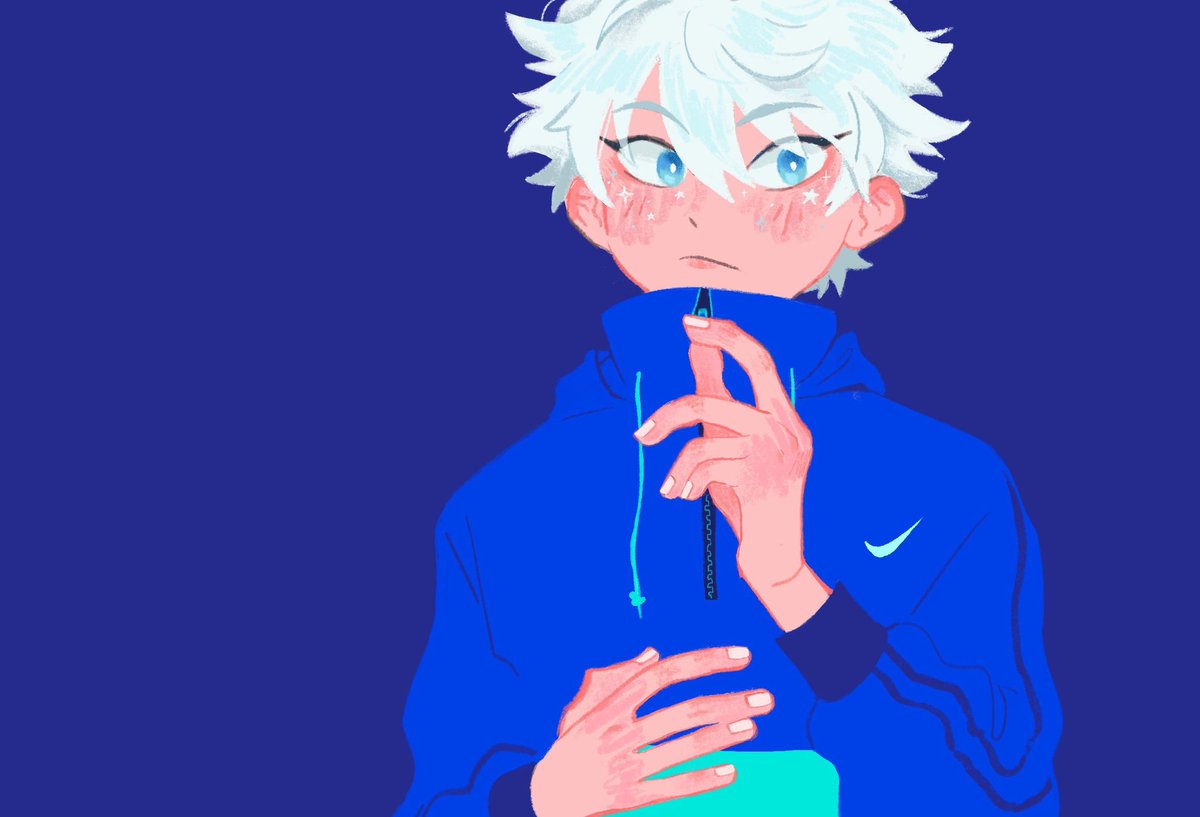 Killua With Purple Hoodie - Aren't dreams about your comfort characters
