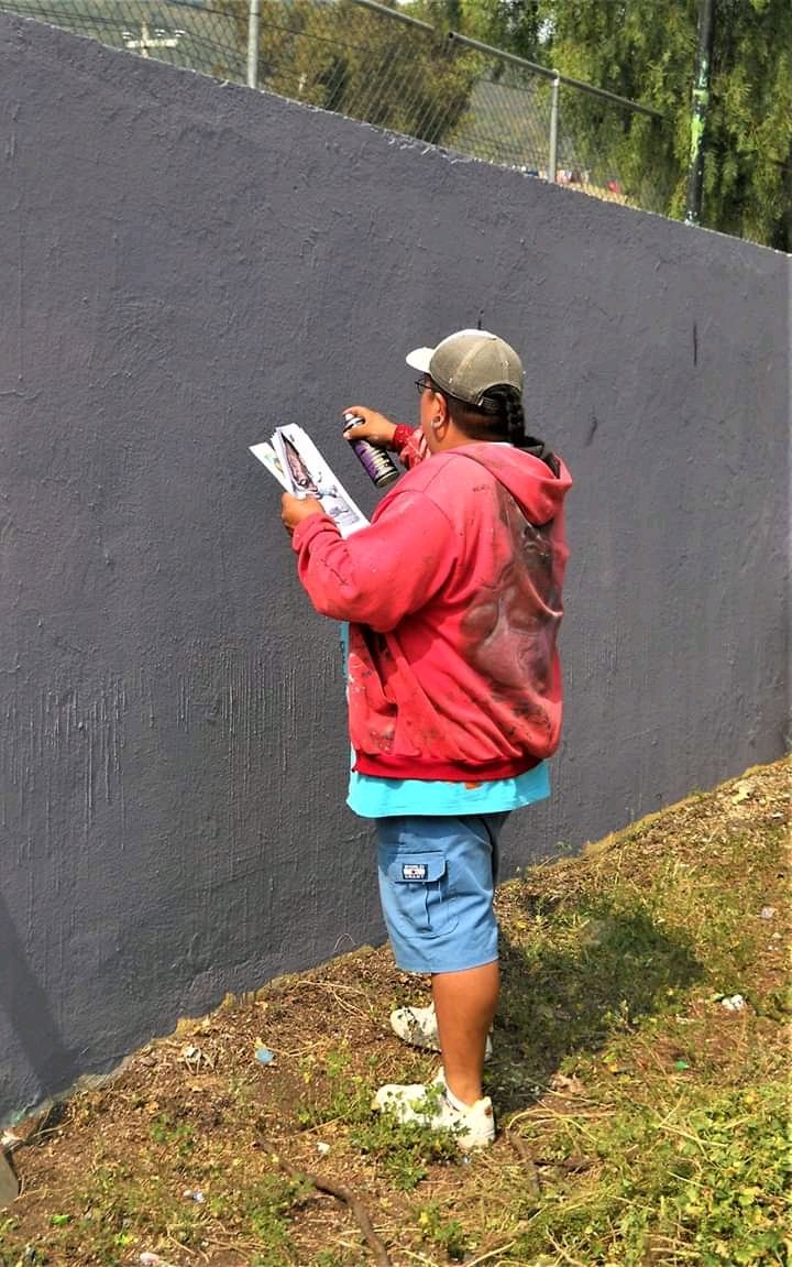fincito's tweet photo. Feliz cumpleaños #komex #graffiti #4Julio #GraffArt #graffhunter #mural https://t.co/Ic8OqRaUOd