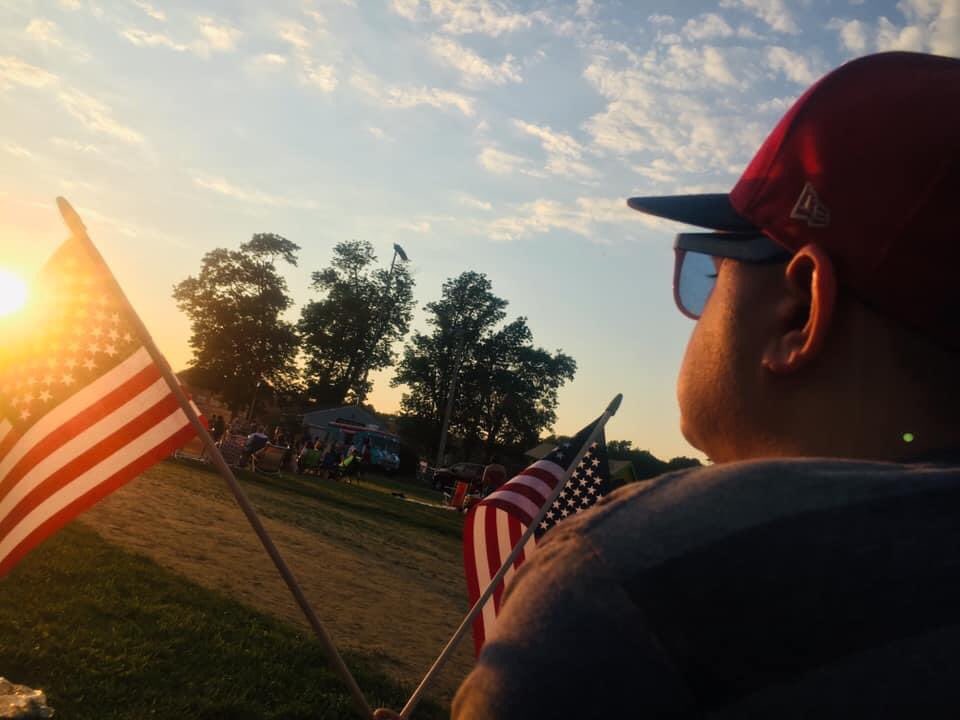 TedSellers11's tweet photo. As the sun sets on this beautiful 4th, it is just rising on our campaign. Together we will stand up (vocally) for what we believe in. America is the greatest country in the world. Always remember, these colors don’t run and neither do I. #Ted4Prez https://t.co/H4gGGDTeIT