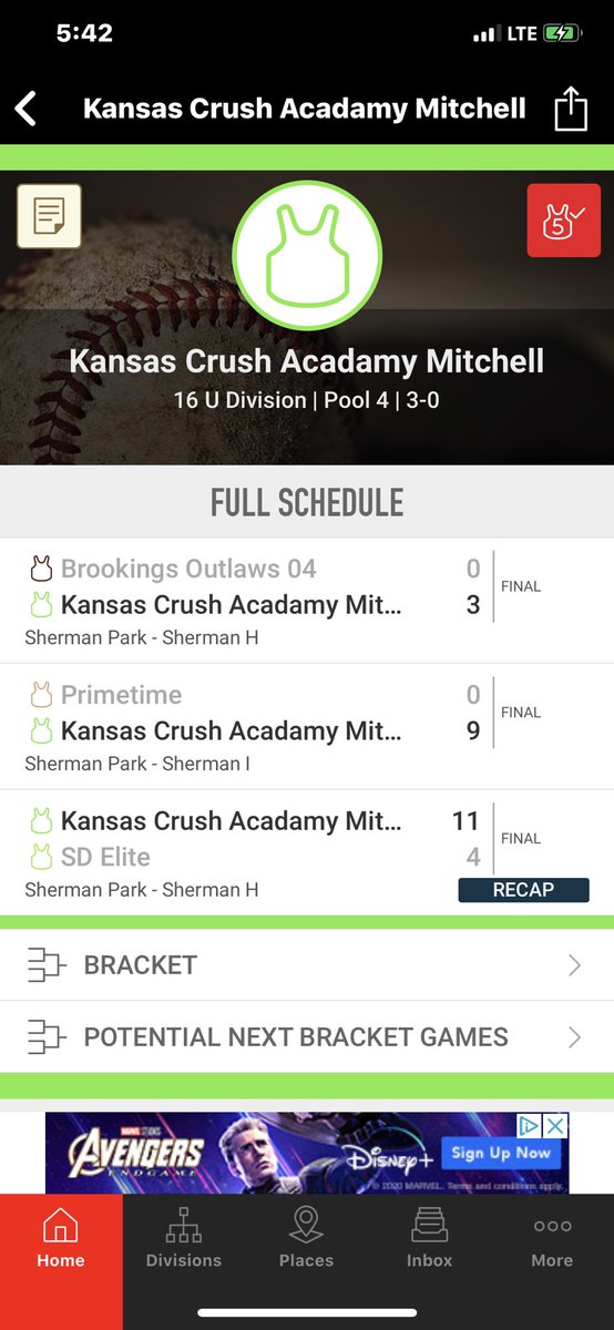 Good job ladies!  Went 3-0 in pool play at #Ringneck in South Dakota. Good hitting and pitching!
<a href="/DouglasCaylee/">Caylee Douglas</a> 4/7,3-2b,6rbi
@AshtenPierson 4/7,3B,2rbi
Timber Wilson 4/8,💣,2b,4rbi
<a href="/AlysaLadson/">Alysa Ladson</a> 4/8,2b,rbi
<a href="/LanieeBecker/">Lanie Becker</a> 4/9,2rbi
<a href="/karahafenstine/">kara hafenstine</a> 3/8,2b,2rbi
💪🏽🥎🔥 #GeauxCrush