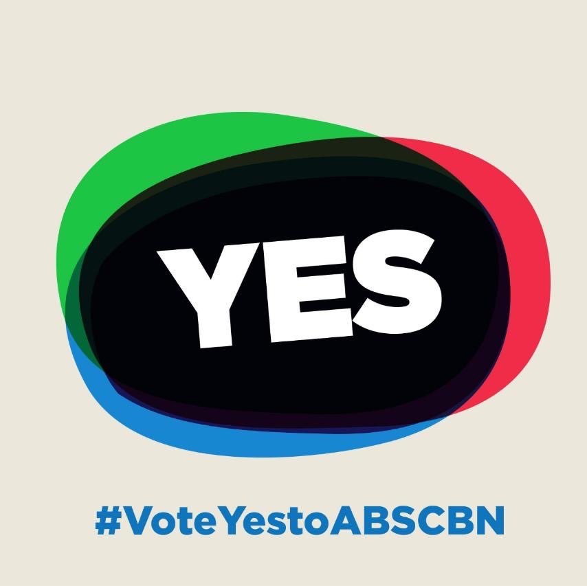 cesdrilon's tweet photo. Say yes! #YesToABSCBN As Congress goes to a vote next week, let’s urge our legislators to say yes! #ForeverKapamilya https://t.co/ulxj043Zx7