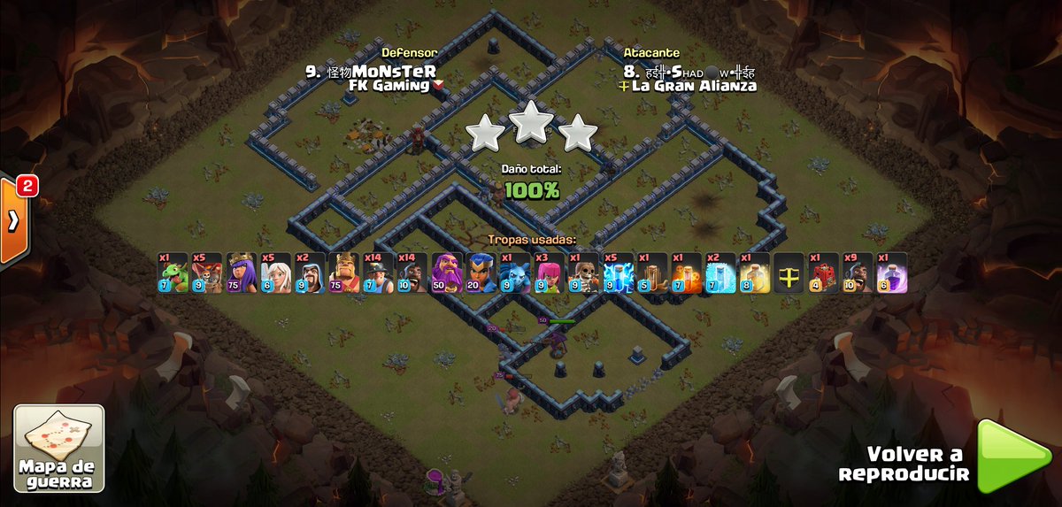 Preclasificaíon en @TopWarLeague 
3/3 de mi parte GG @Fk_GamingTeam 
#5+1