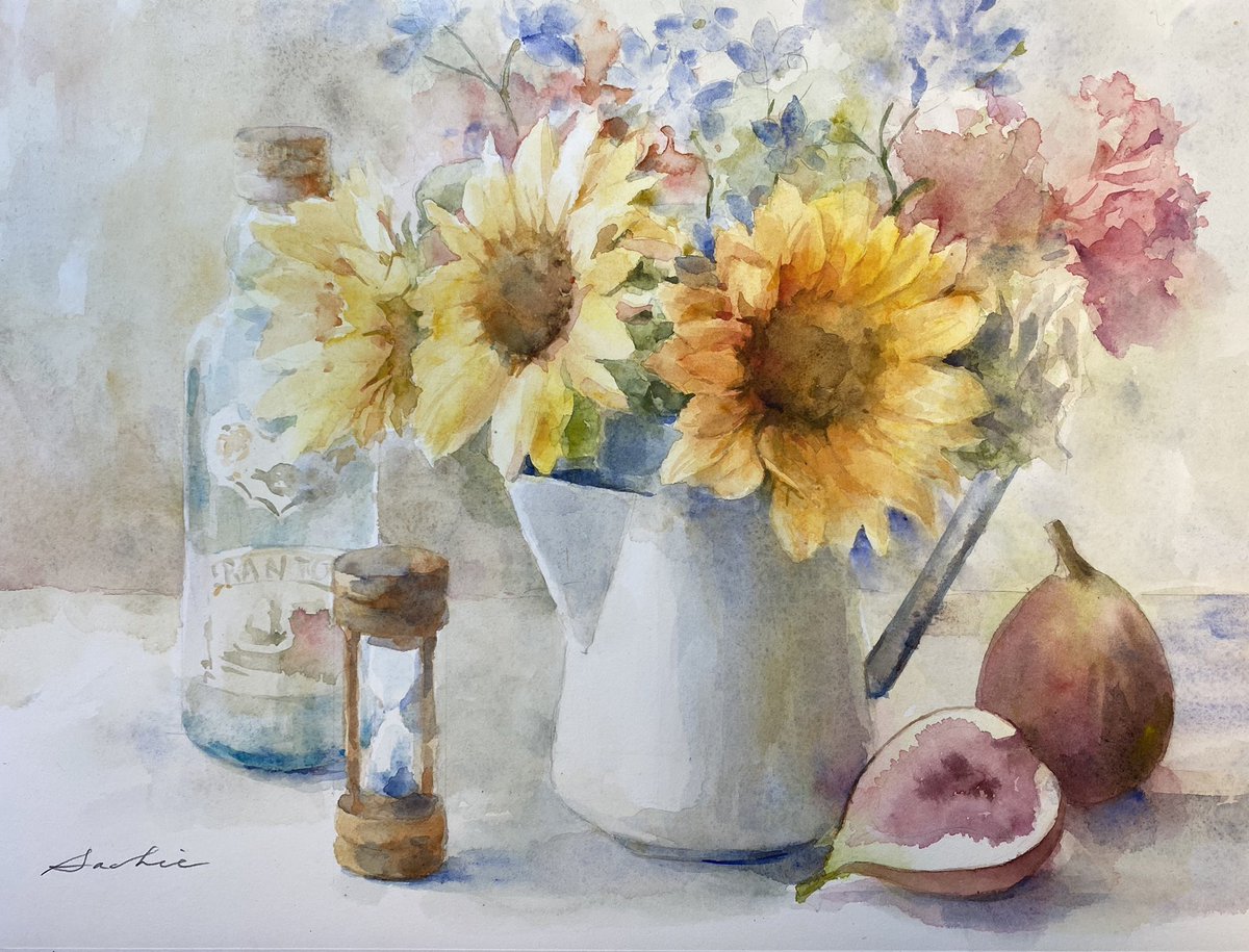 山根幸絵 水彩画 水彩画教室 Sachie Yjym Twitter