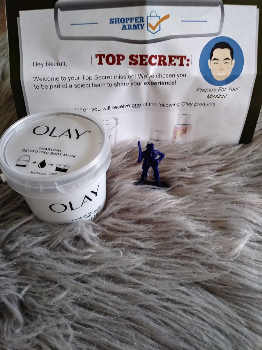 luciana_peter1's tweet photo. I received my  mission from @ShopperArmy this week! 😍
Can't wait to try  @OlaySkin Charcol Detoxifying Body Mask❤ this free product in exchange for my honest opinion!
#shopperarmy #shopperarmymission #olay #olayskincare #bodymask #charcolmask #skincare 
https://t.co/epyKJUVsml https://t.co/Az6naowcjq