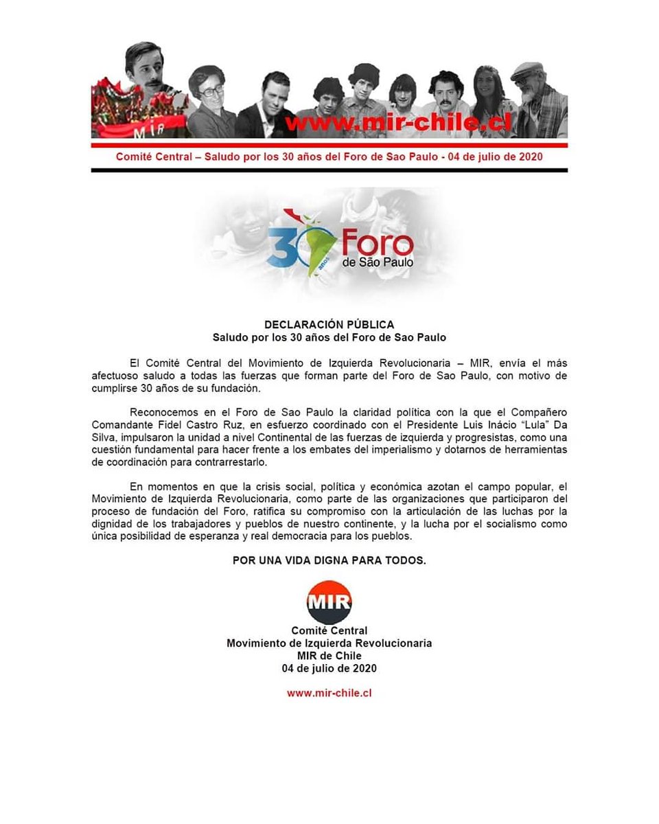 MIR de Chile tweet media