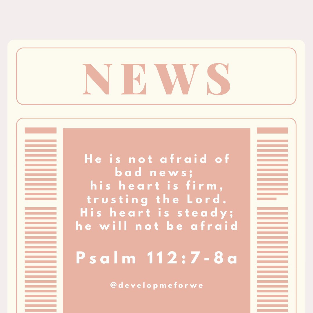 whatstephsayson's tweet photo. Reminding myself of His Good News even through all the bad #DevelopMeForWe #VerseOfTheDay https://t.co/GBbeE9ymrs