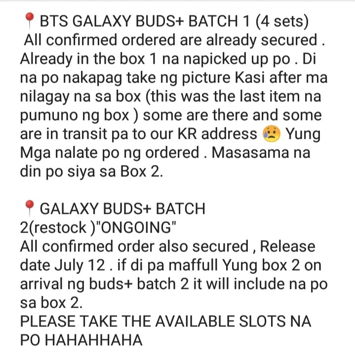 popshop_ph's tweet photo. Good Day Chingus ❤️ Here's the #PSPH_UD💞
📍BATCH UPDATE
Box 1 already picked up by LBC to our KR address . Some items are not there (Yung Mga di pa na rerelease na albums and other products )read the per ITEM update below to see what items are not there (including pasabuys ) https://t.co/8fSrLzSjA3