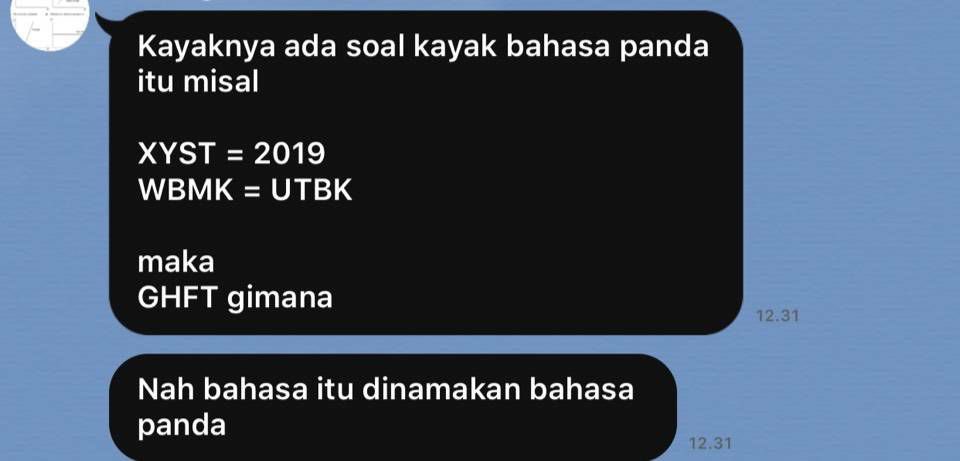 Siap Tps Utbk Tuntaskan Soal Bahasa Panda Kurang Dari 2 Menit