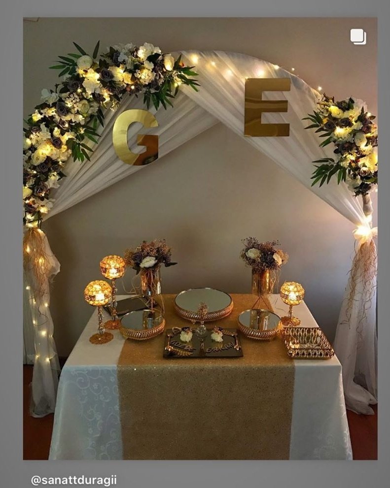 Arkadaşımın nişan masasını süsledim, Nasıl olmuş  😁✌ hata yapıyor farkında değil ama 😂🤪