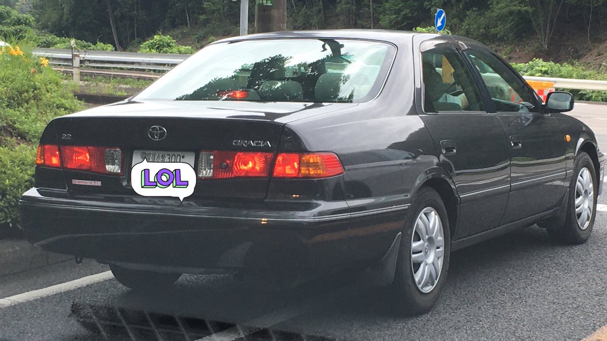 Sn80 少し古めのトヨタ3ナンバーセダンが来た ウインダムかカムリかな と思って信号待ちに追いついたら これまた珍しいやつだった 仕事で西三河を回ってた時も見なかった