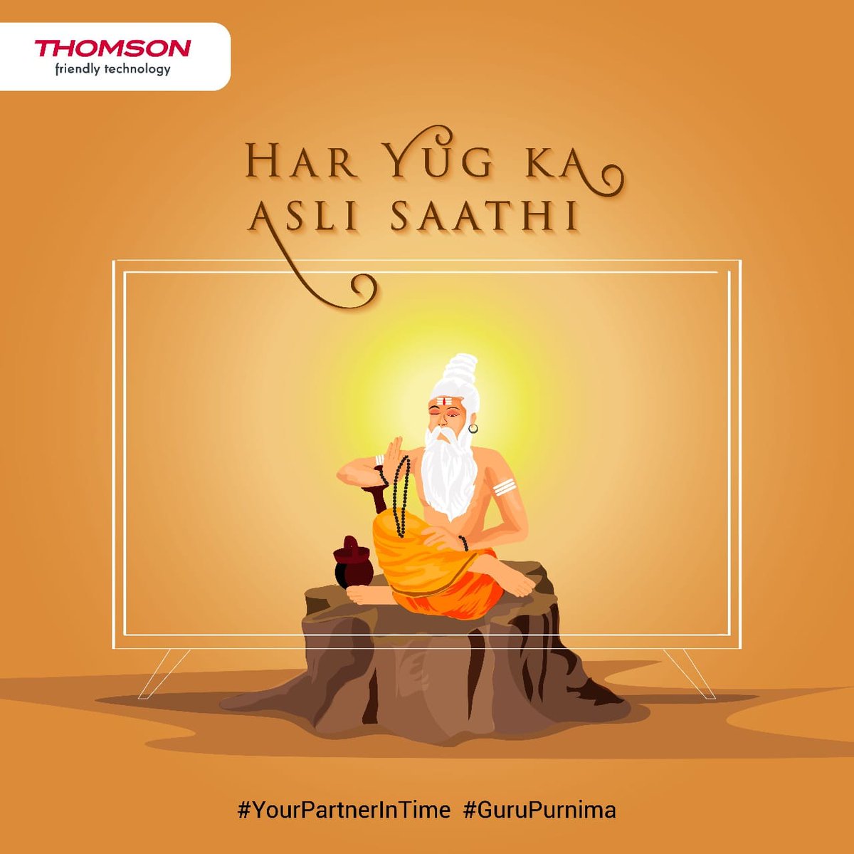 ThomsonTvIndia's tweet photo. Taught us how to sail through bad times and live through good times, the original #YourPartnerInTime.
#GuruPurnima https://t.co/2xnGlt21hK