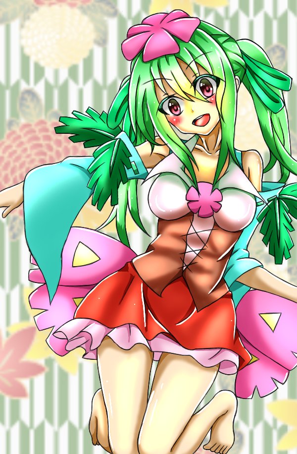 テイル On Twitter できたー わかな メガフシギバナ擬人化 ポケモン擬人化 ポケ擬 メガフシギバナ フシギバナ イラスト好きな人と繋がりたい 絵描きさんと繋がりたい