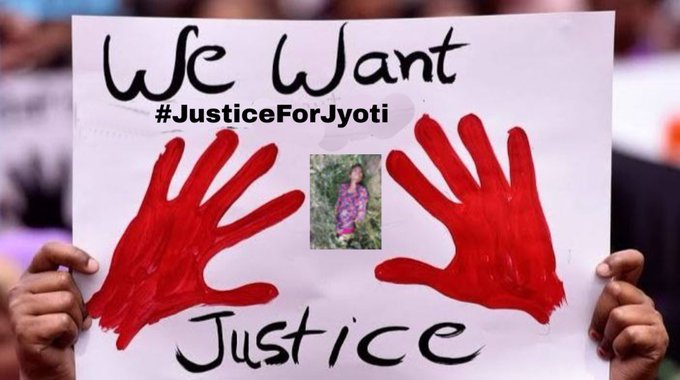 Satyam46148757's tweet photo. #JusticeForJyoti Shame on Humanity.
Women are not toys they are the reason you are living on the earth, and everyone should respect this.
#PARI
#JusticeforJyotiPaswan #JusticeForJyoti #JusticeForChoti https://t.co/nFJkWFgH2Z