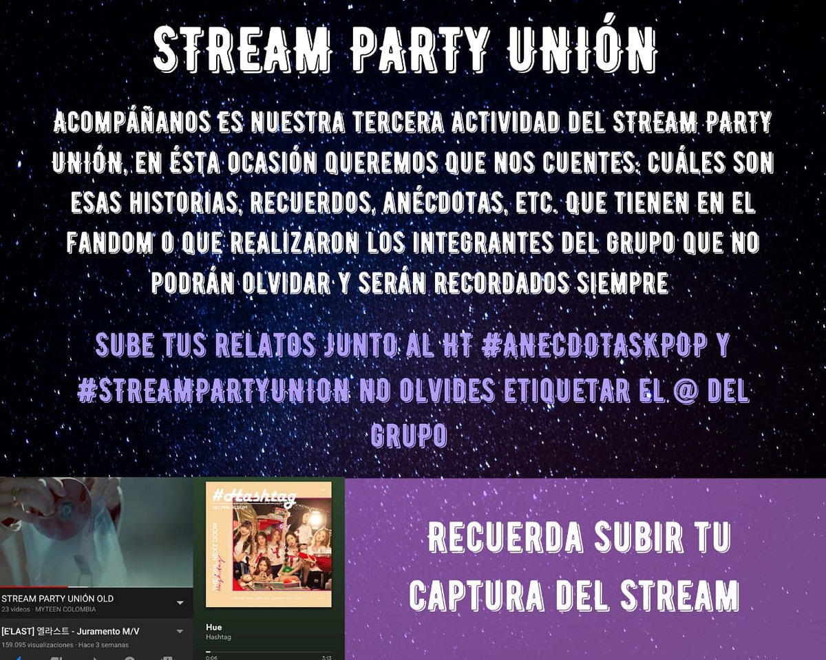 newkidd_ec's tweet photo. Newkidd Ecuador se ha unido al stream party union! Recuerden participar en la actividad de hoy, esperamos tus historias, recuerdos, etc. No olvides usar el HT #ANECDOTASKPOP y etiquetar a @jflo_newkidd.
Podrán encontrar el hilo con la actividad en el twitter de @Onlyoneofcolom1_ https://t.co/Kuak3Ze8O7