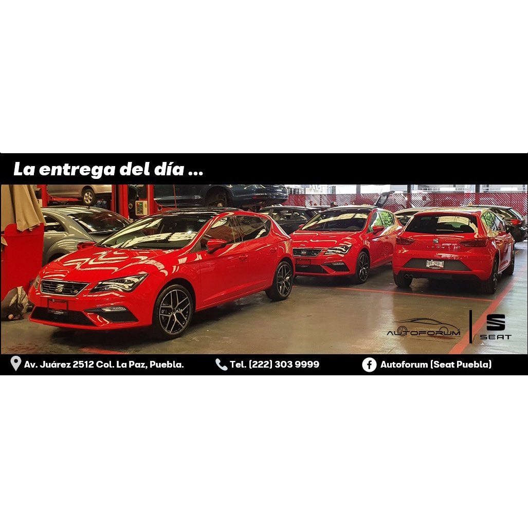 SEATAutoforum's tweet photo. ¡Está fue la entrega del día! Cotiza en línea y puedes adquirir nuestras unidades con promociones del mes. #AutoforumContigo #Puebla #4Julio https://t.co/wxtvQtu5KA