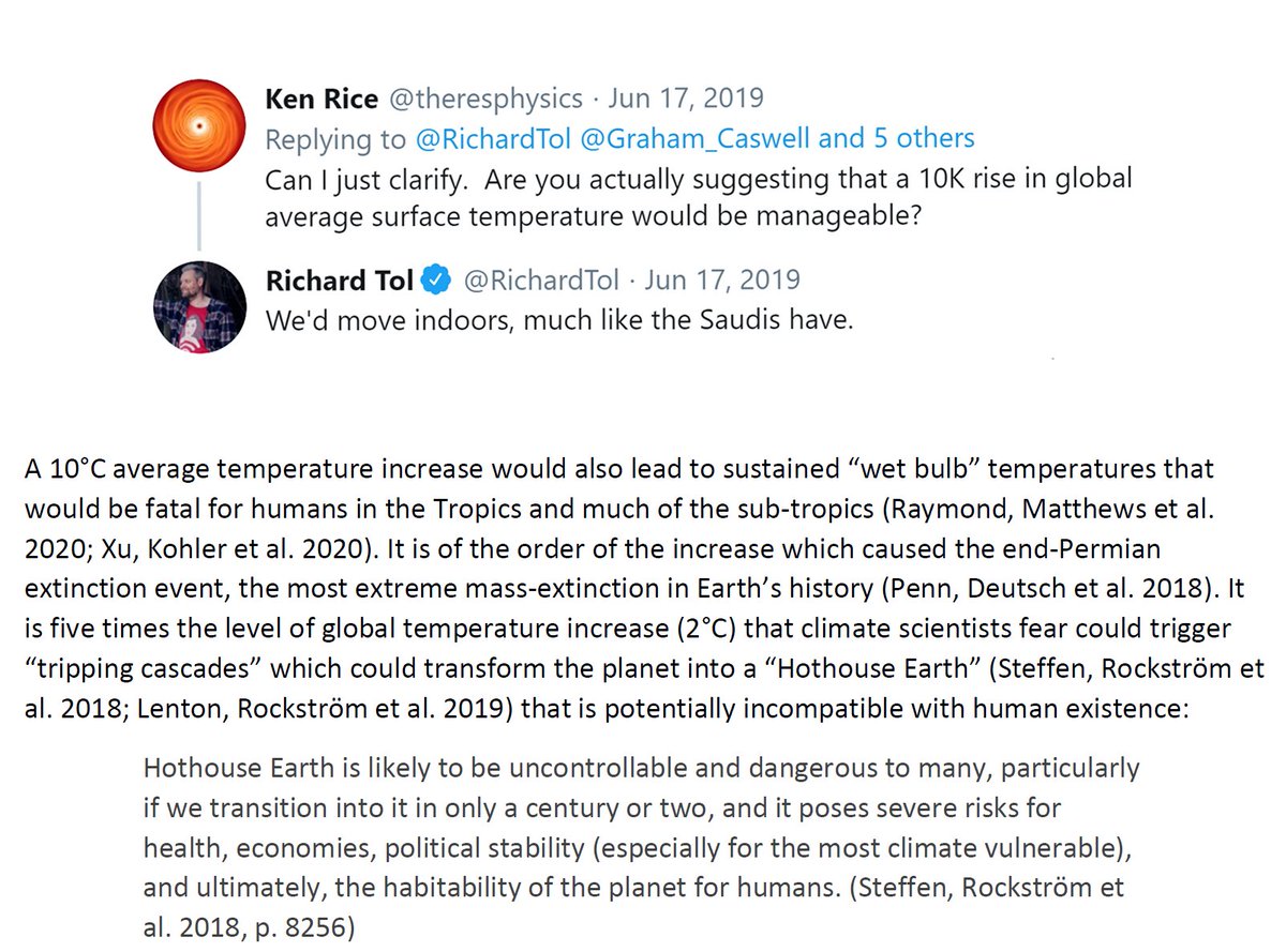 34/44 Again, contrast "economics" vs. climate science.