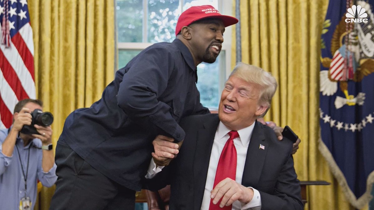 So Trump got Kanye to try to split the Black vote.  #Kanye2020 #BlackLivesMatter #Biden2020