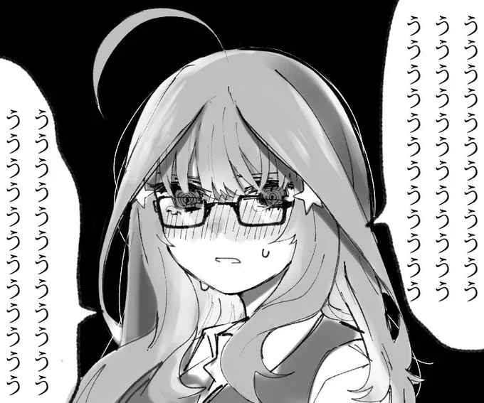 ここの五月ちゃん大好きっていうらくがき
#中野五月 