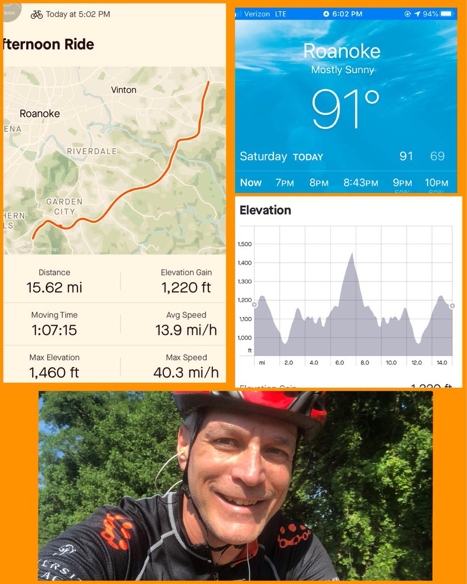 BobOBowman's tweet photo. Little ride today warming up for @Obliteride. Surely felt like August in Virginia today. #TeamMedalist #Obliteride @medalistsports https://t.co/pxeBulzaz8
