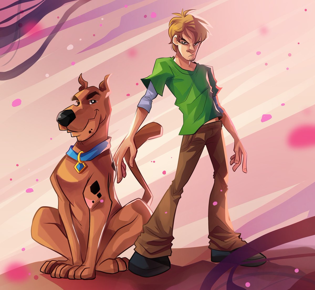 FabitoFR_'s tweet photo. El Shaggy y el Scooby 

#ScoobyDoo #myart #art https://t.co/bRU63obNL6
