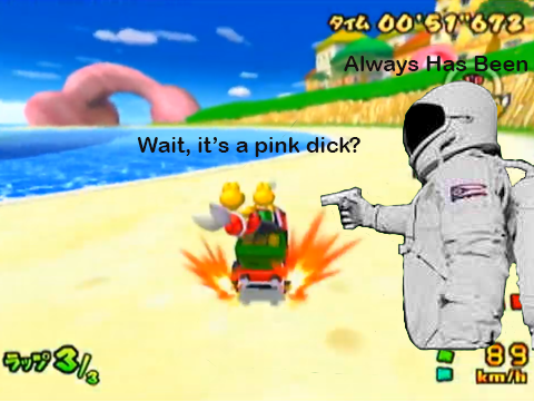 When people finally realize what I mean by "pink dick corner"